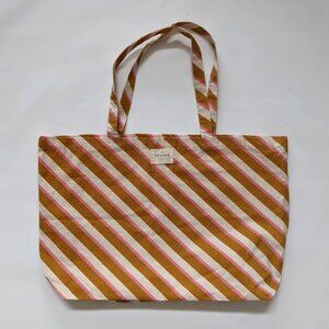 Sezane Neopolitan Striped Canvas Tote